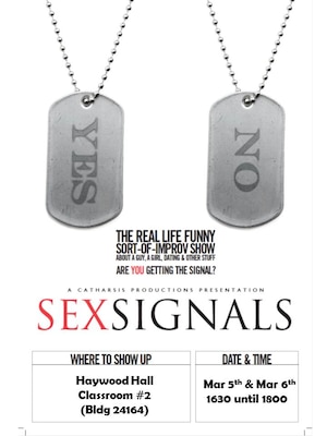 Sex Signals,' a dating show, will be presented Tuesday and