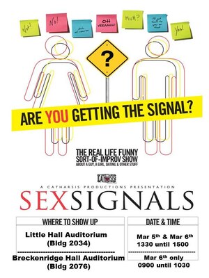 Sex Signals,' a dating show, will be presented Tuesday and
