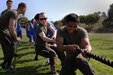 Marines spark athleticism in students