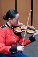 On Friday, Aug. 22, at 6 p.m., a Marine string ensemble will present a free performance at the Kennedy Center’s Millennium Stage in Washington, D.C., led by coordinator Staff Sgt. Chaerim Smith.