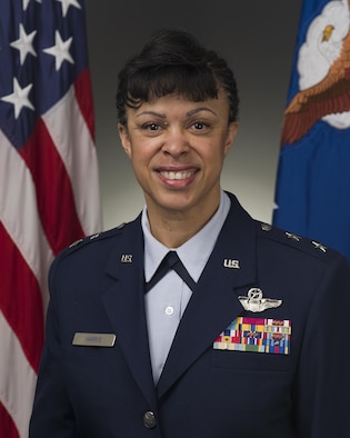 Maj. Gen. Stayce Harris was photographed in the Pentagon on Feb, 14, 2014. (U.S. Air Force photo/Jim Varhegyi)