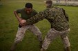 Marines brace for mace in face during OC training